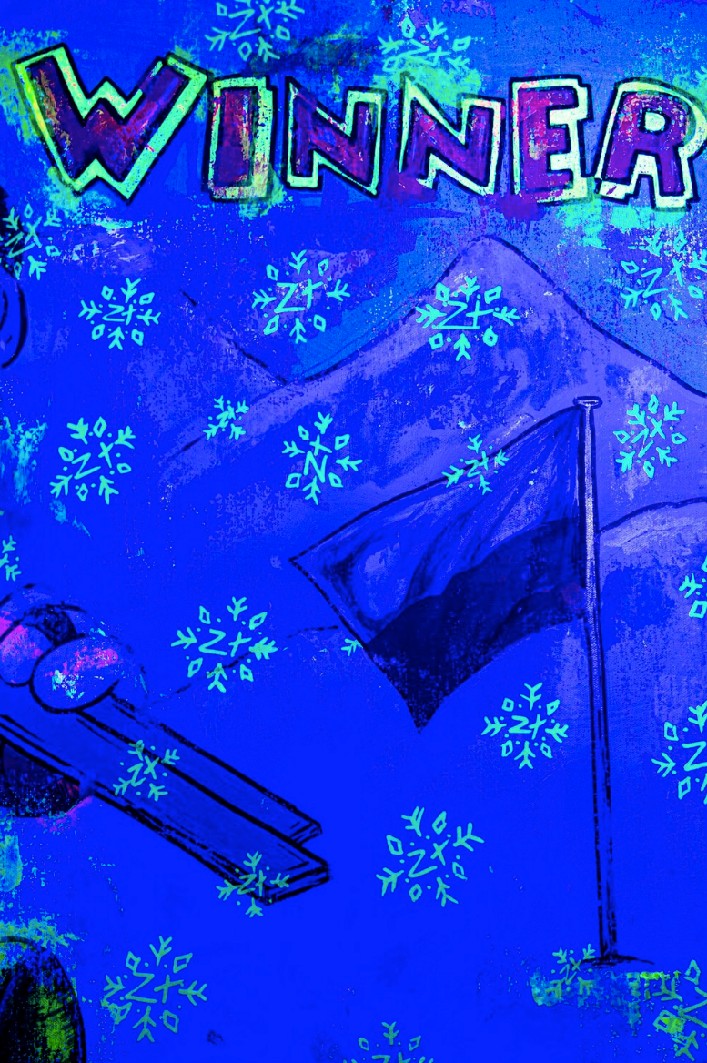 Poland Skii Winter Sports feat Mickey Mouse the Winner