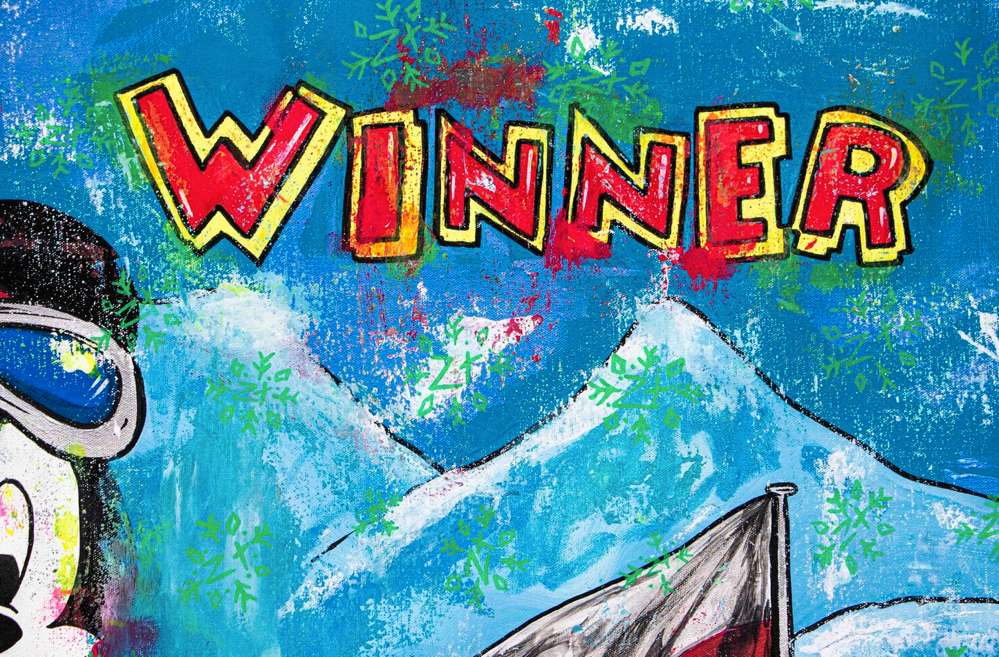 Poland Skii Winter Sports feat Mickey Mouse the Winner