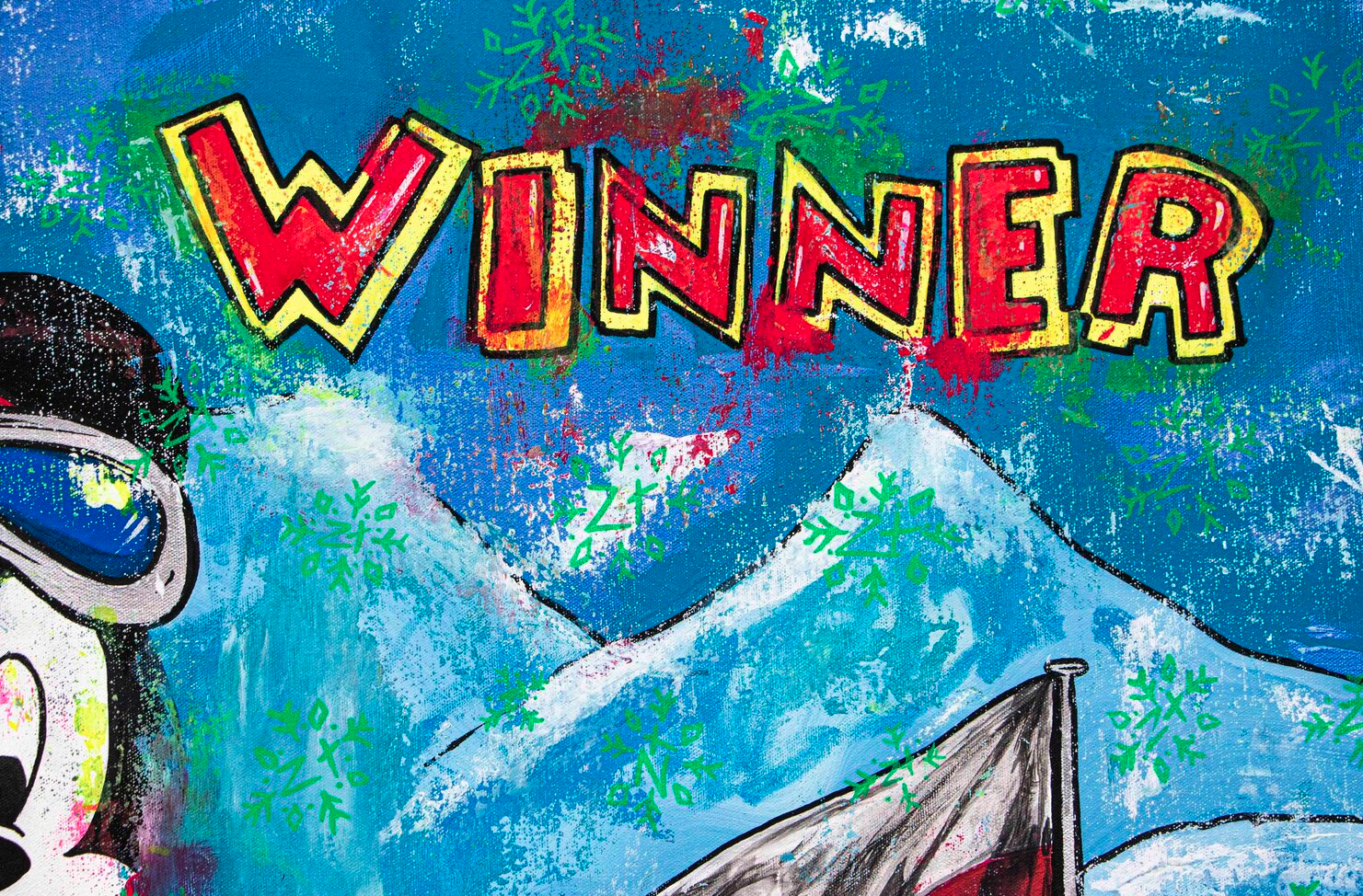 Poland Skii Winter Sports feat Mickey Mouse the Winner