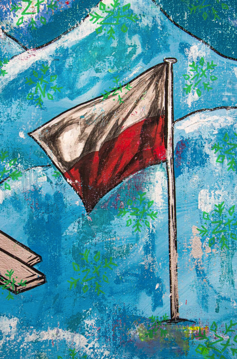 Poland Skii Winter Sports feat Mickey Mouse the Winner