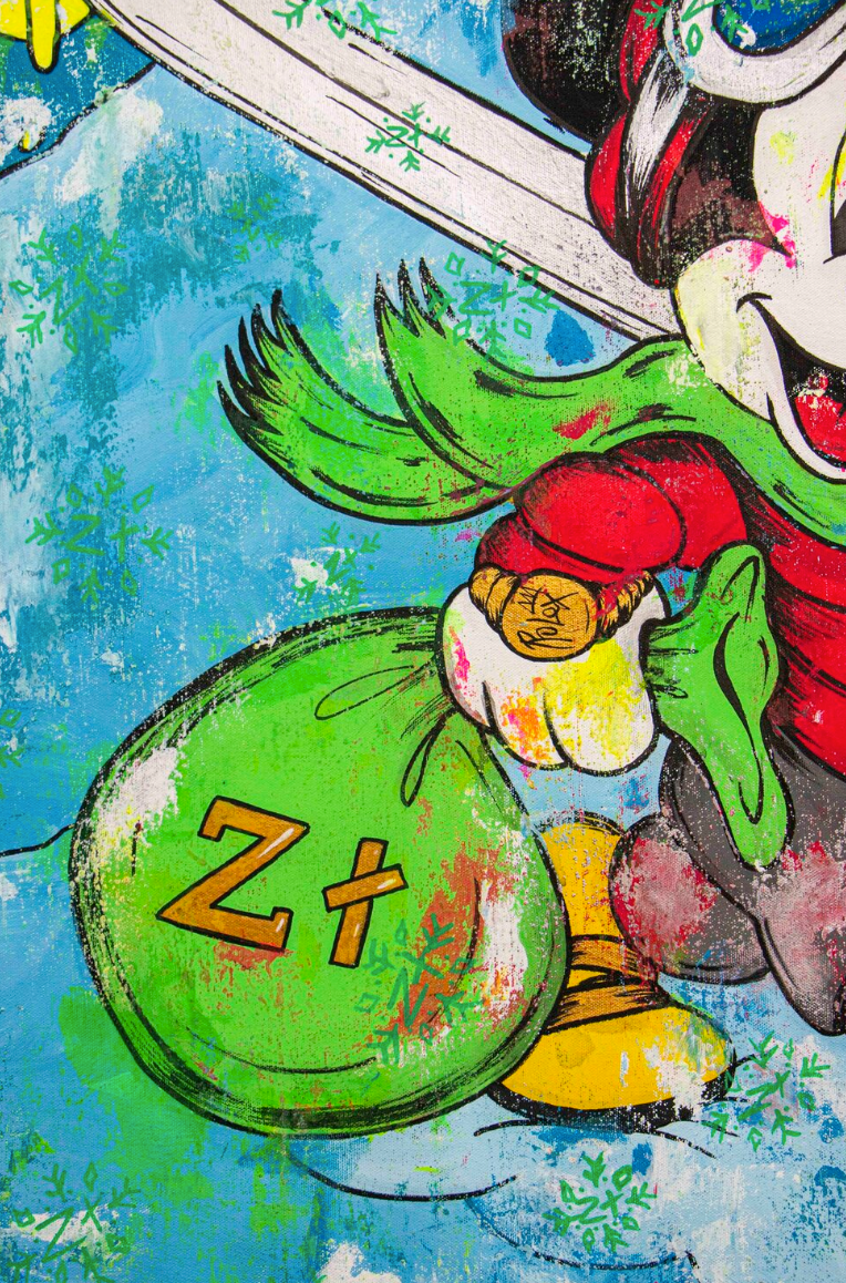 Poland Skii Winter Sports feat Mickey Mouse the Winner