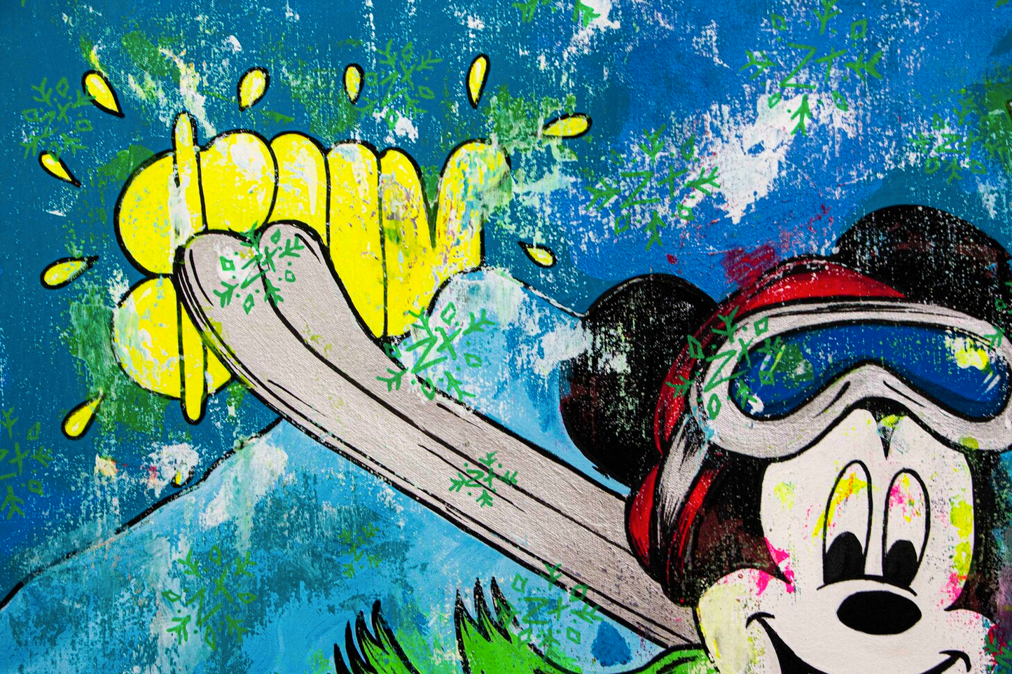 Poland Skii Winter Sports feat Mickey Mouse the Winner