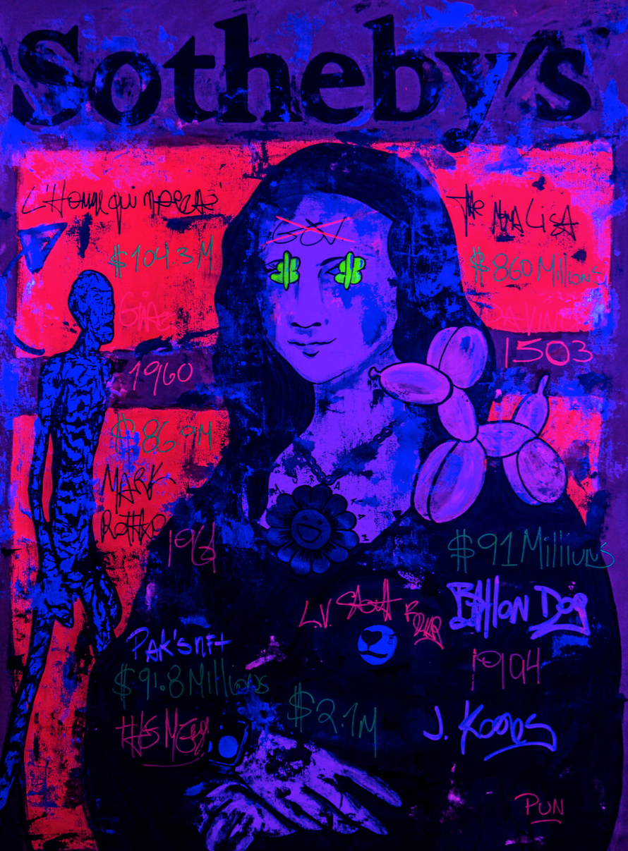 Sothebys Auction Mona Lisa, Koones , Rothko , Murakami , Giacometti , Pak