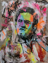 Johnny Cash Pop Art Painting