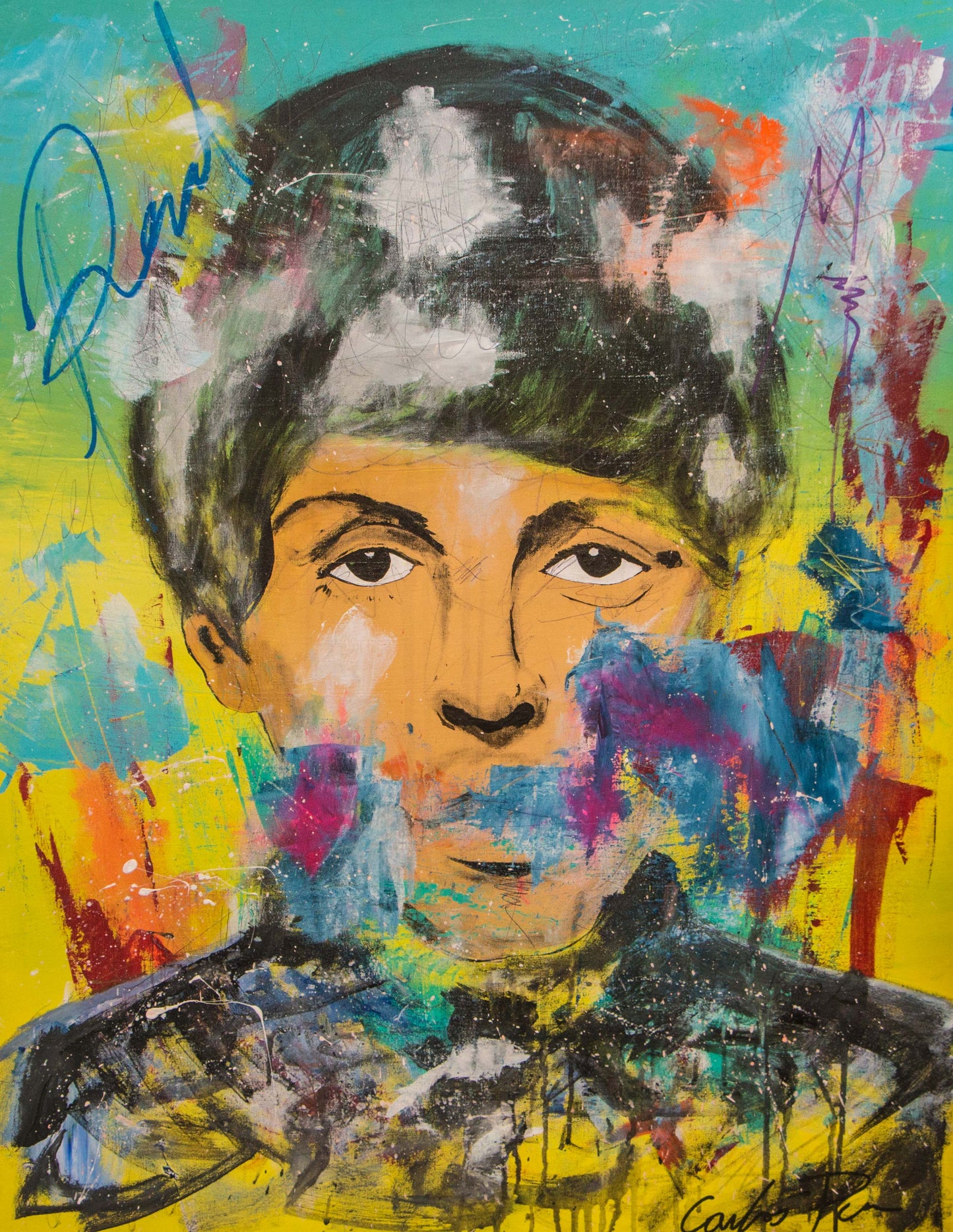 The Musician P.M. Pop Art Portrait