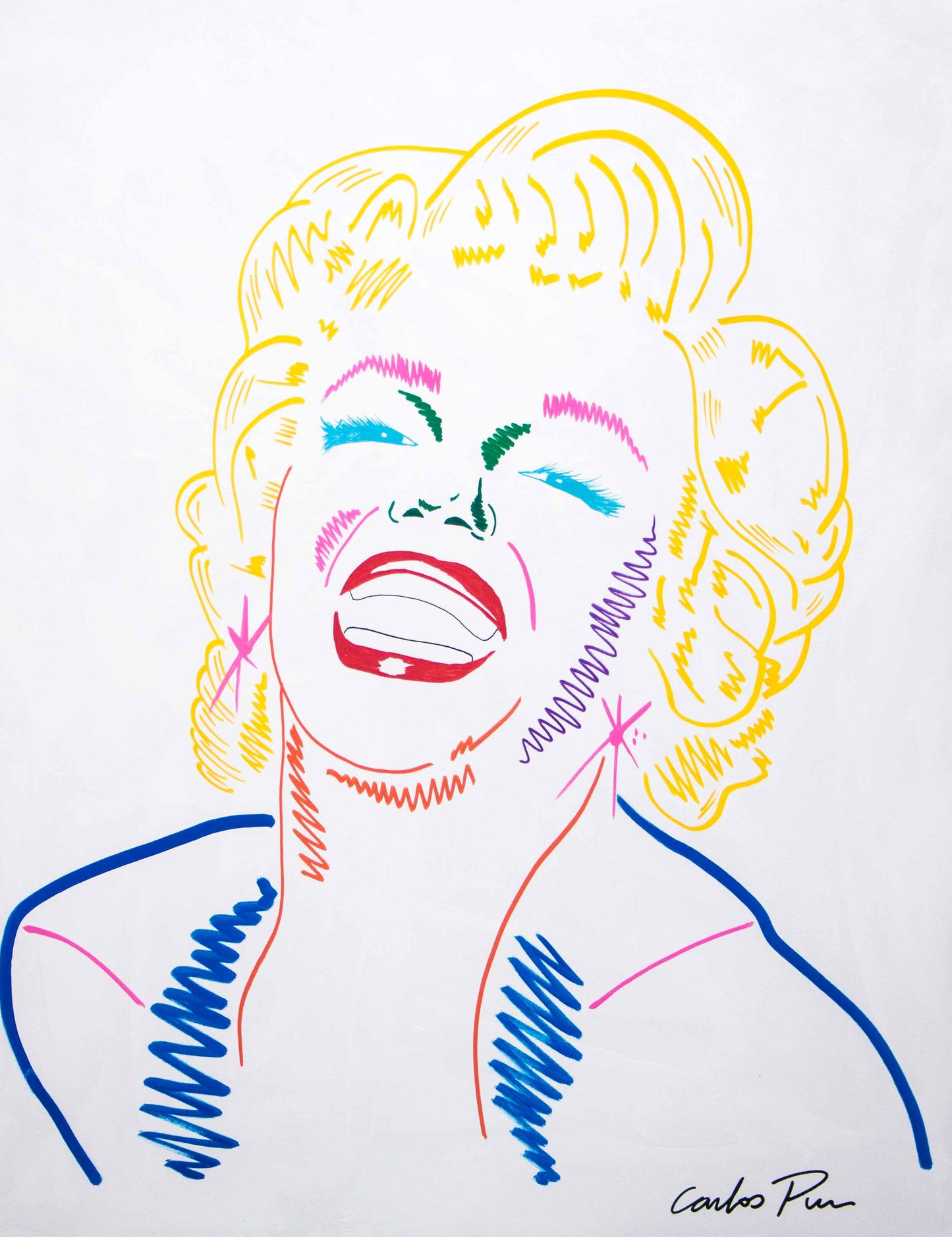 Marilyn Monroe Pop Art Portrait N*5