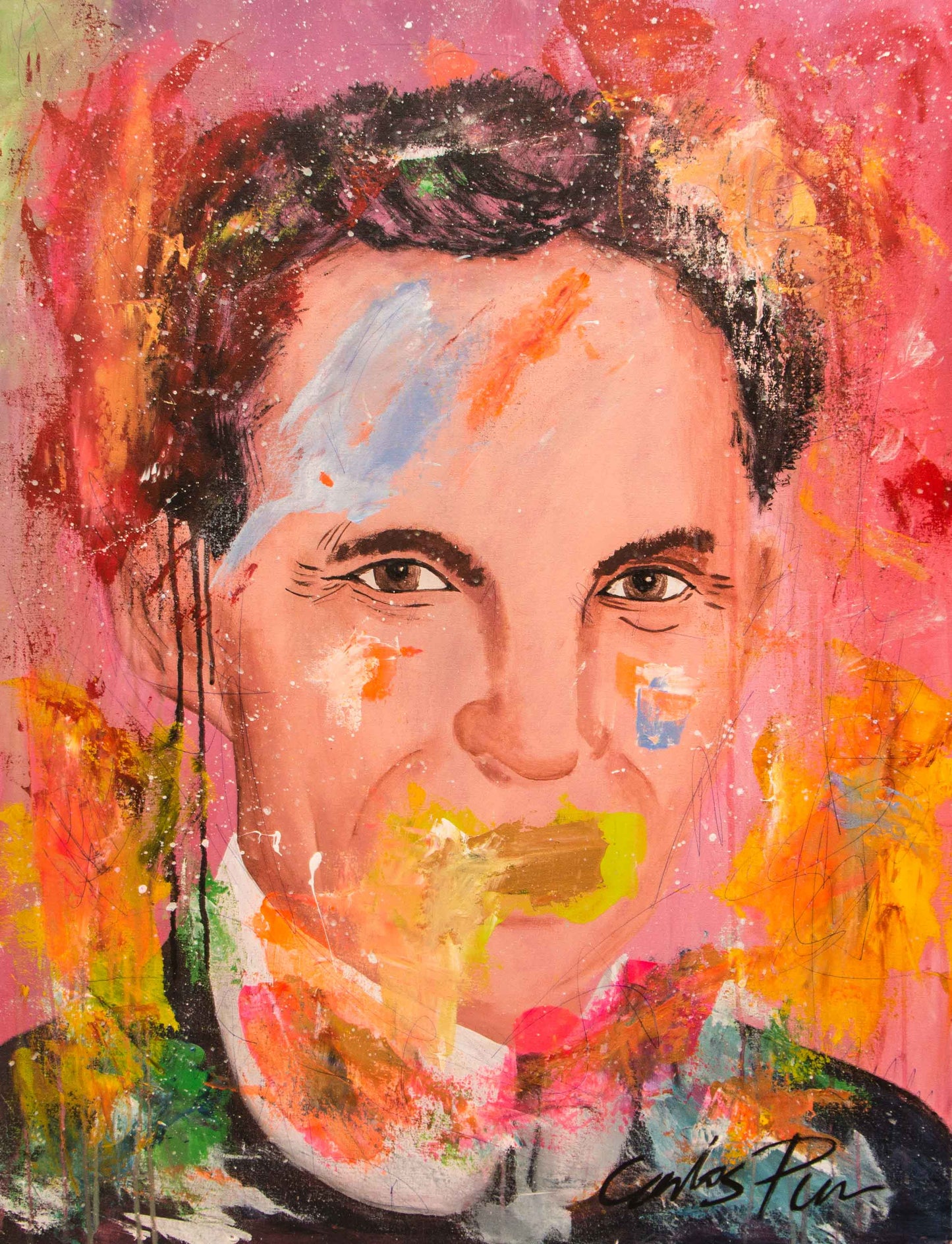 Henry Ford Pop Art Portrait