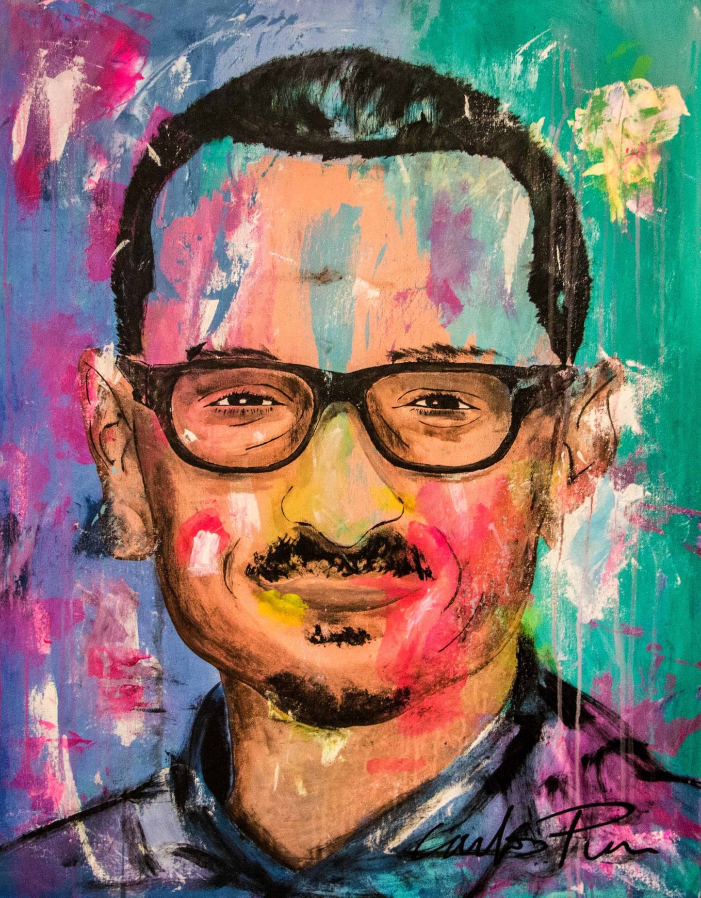 Chester Bennington Pop Art Portrait