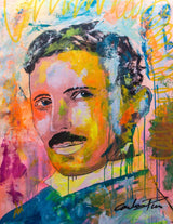 Nikola Tesla Pop Art