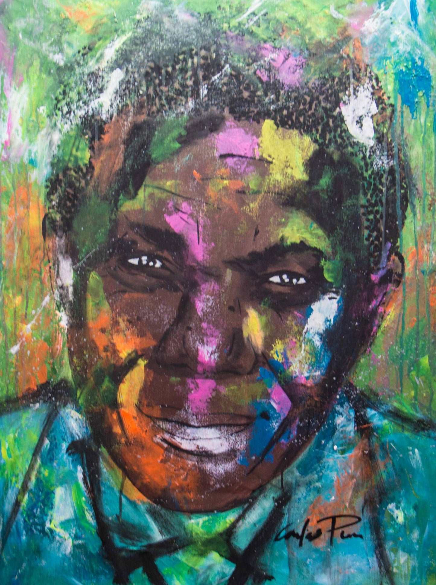 Nelson Mandela Modern Portrait
