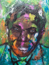 Nelson Mandela Modern Portrait