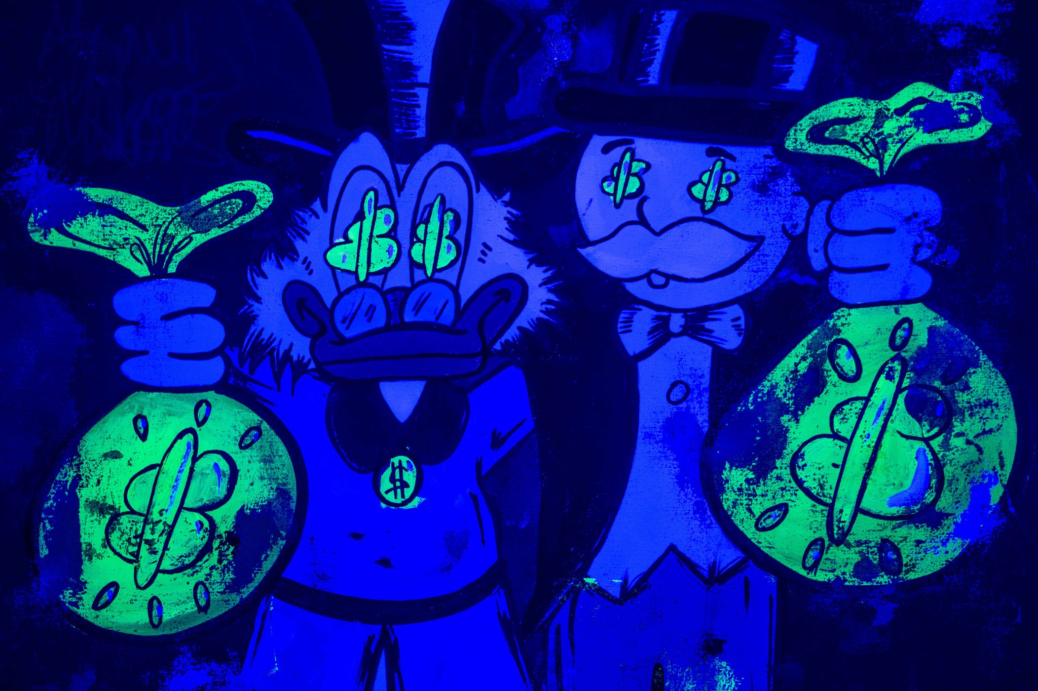 Good friends , good business ft. Monopoly Man Scrooge McDuck