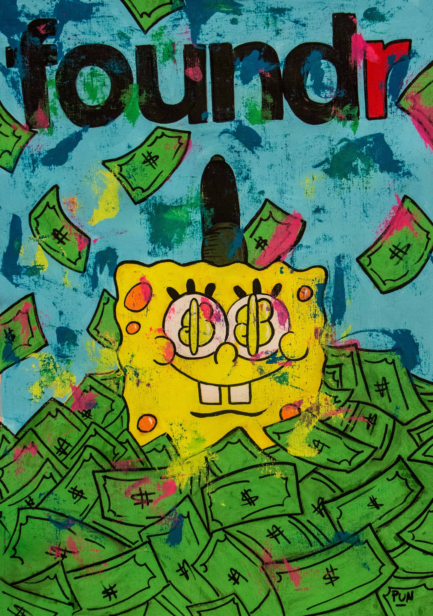 Hustler Sponge Bob ft. Foundr cover