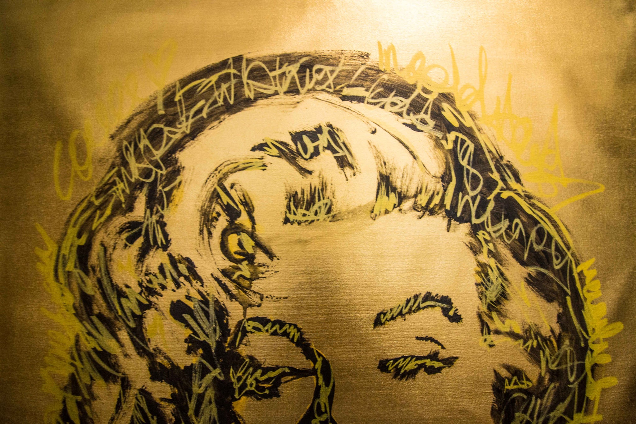 Gold Series Marilyn Monroe Portrait