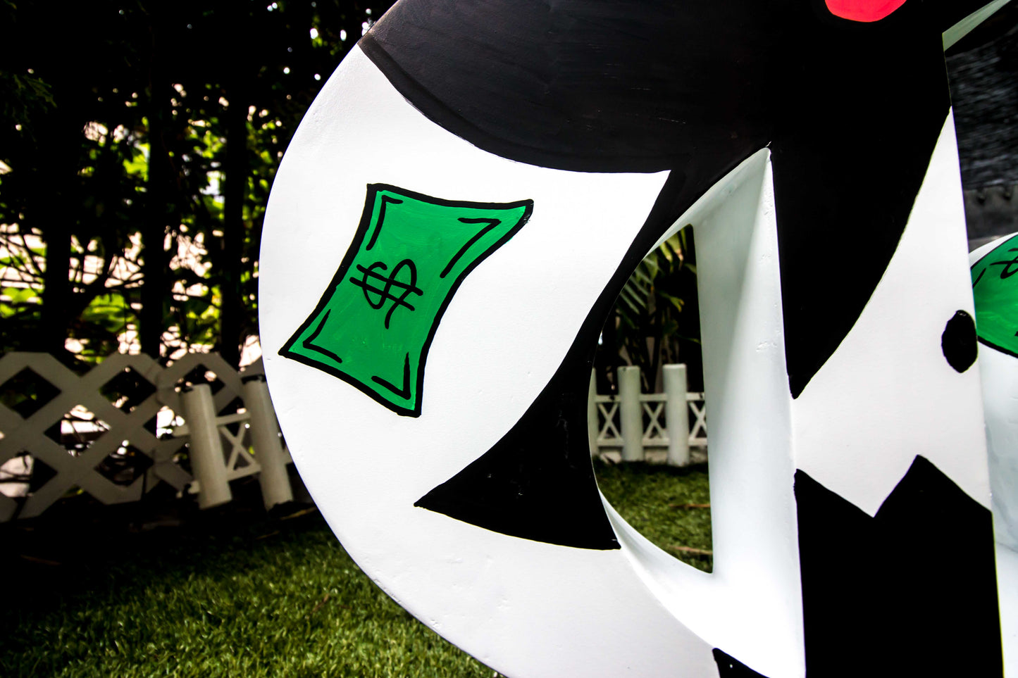 Dollar Street Art Sculpture ft. Scrooge, Mr. Monopoly