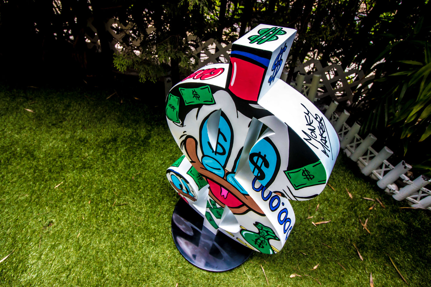 Dollar Street Art Sculpture ft. Scrooge, Mr. Monopoly