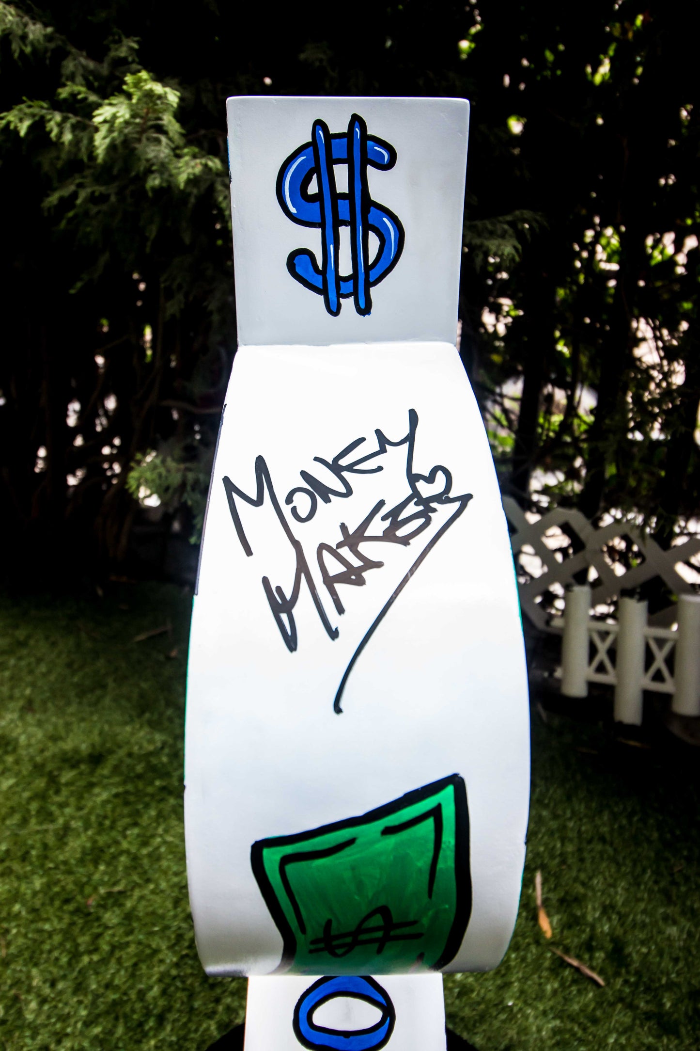 Dollar Street Art Sculpture ft. Scrooge, Mr. Monopoly