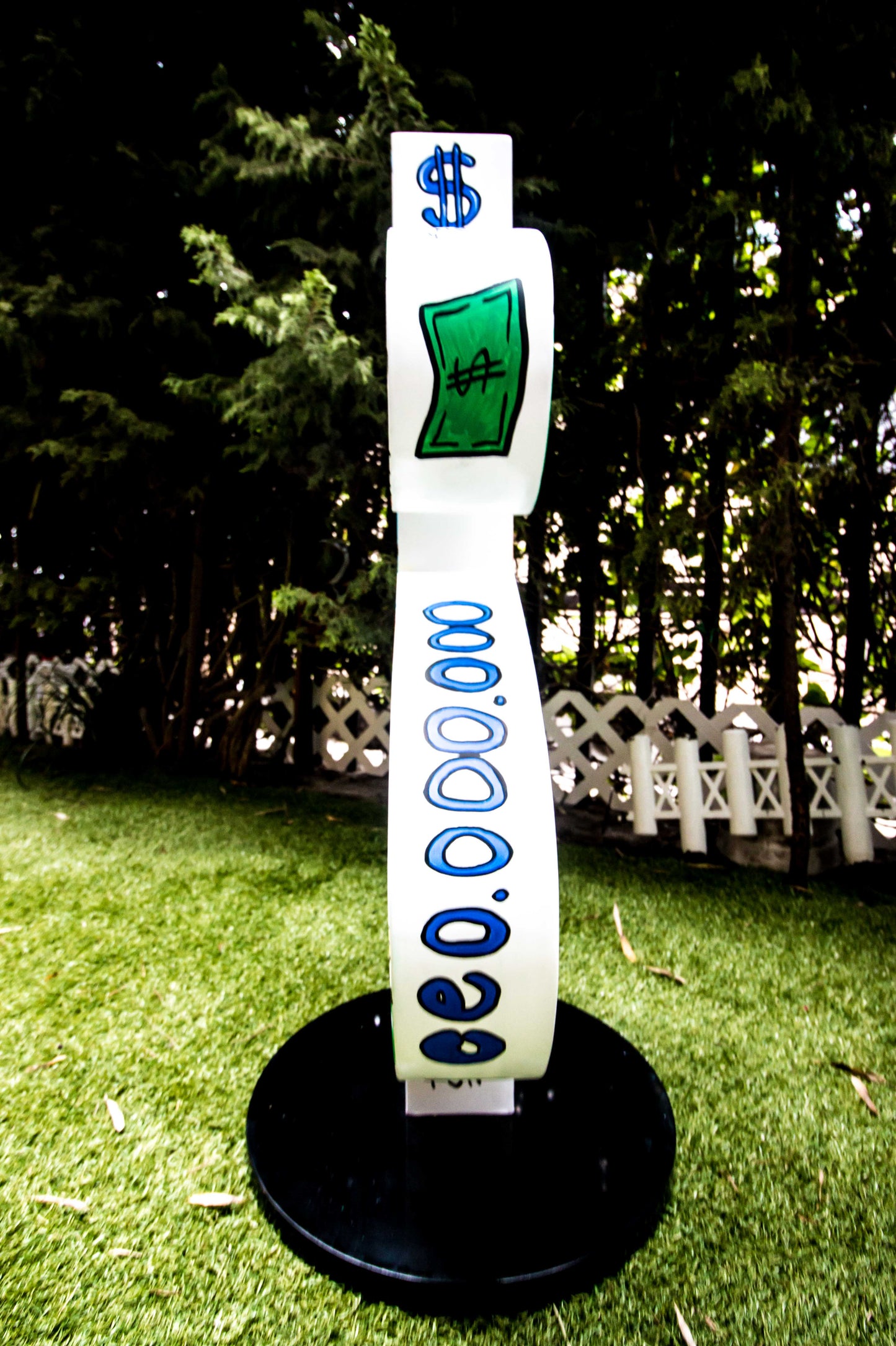 Dollar Street Art Sculpture ft. Scrooge, Mr. Monopoly