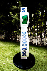 Dollar Street Art Sculpture ft. Scrooge, Mr. Monopoly