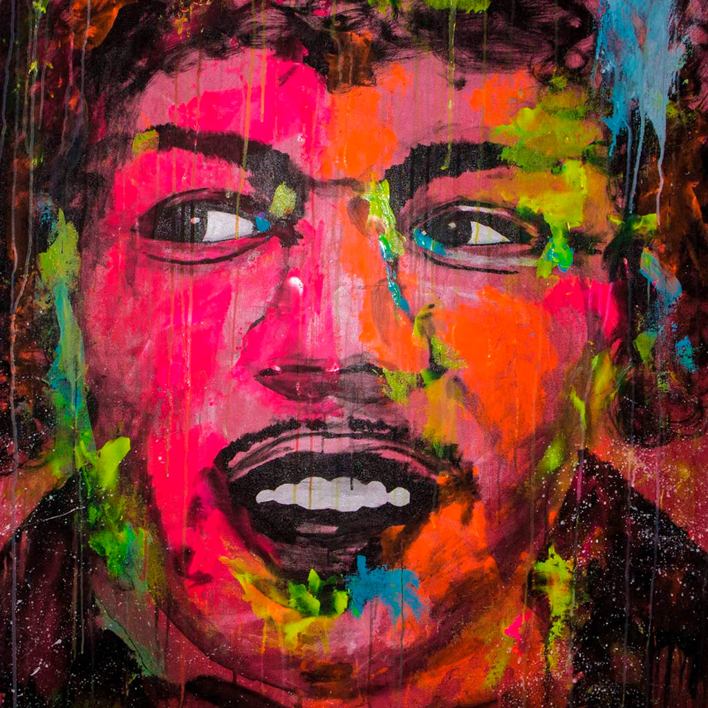 Jimmy Hendrix Pop Art Portrait