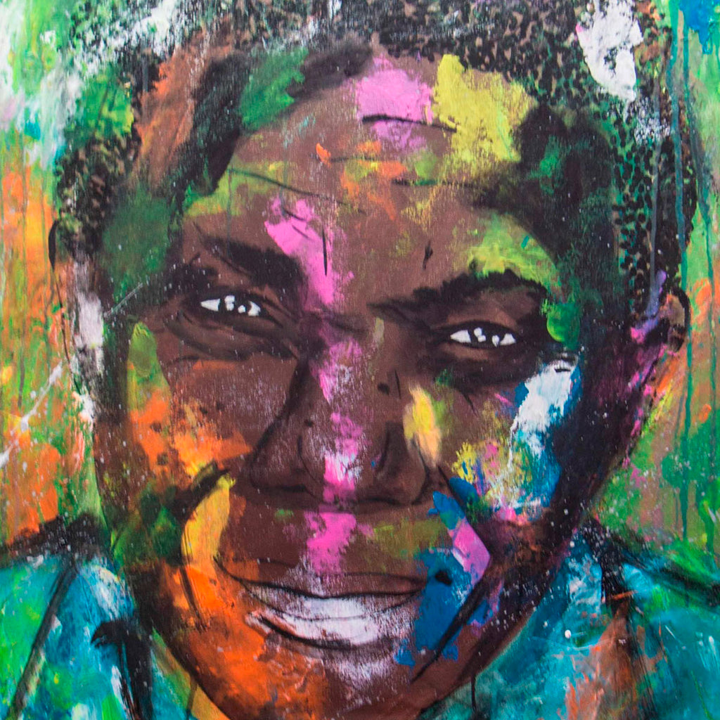 Nelson Mandela Modern Portrait
