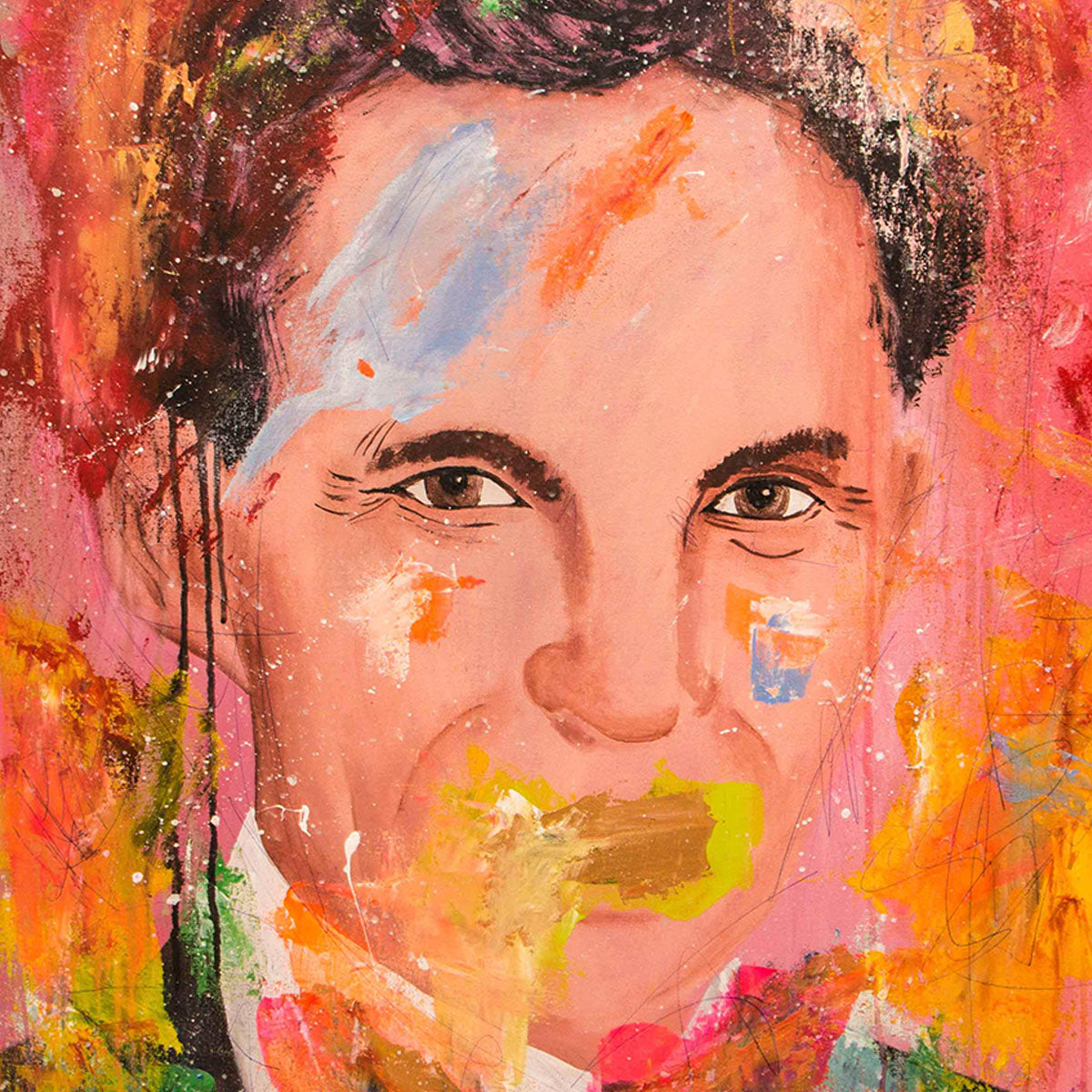 Henry Ford Pop Art Portrait