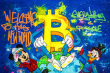 The New World ft. Bitcoin , Mickey , Scrooge , Bob Sponge, Doraemon