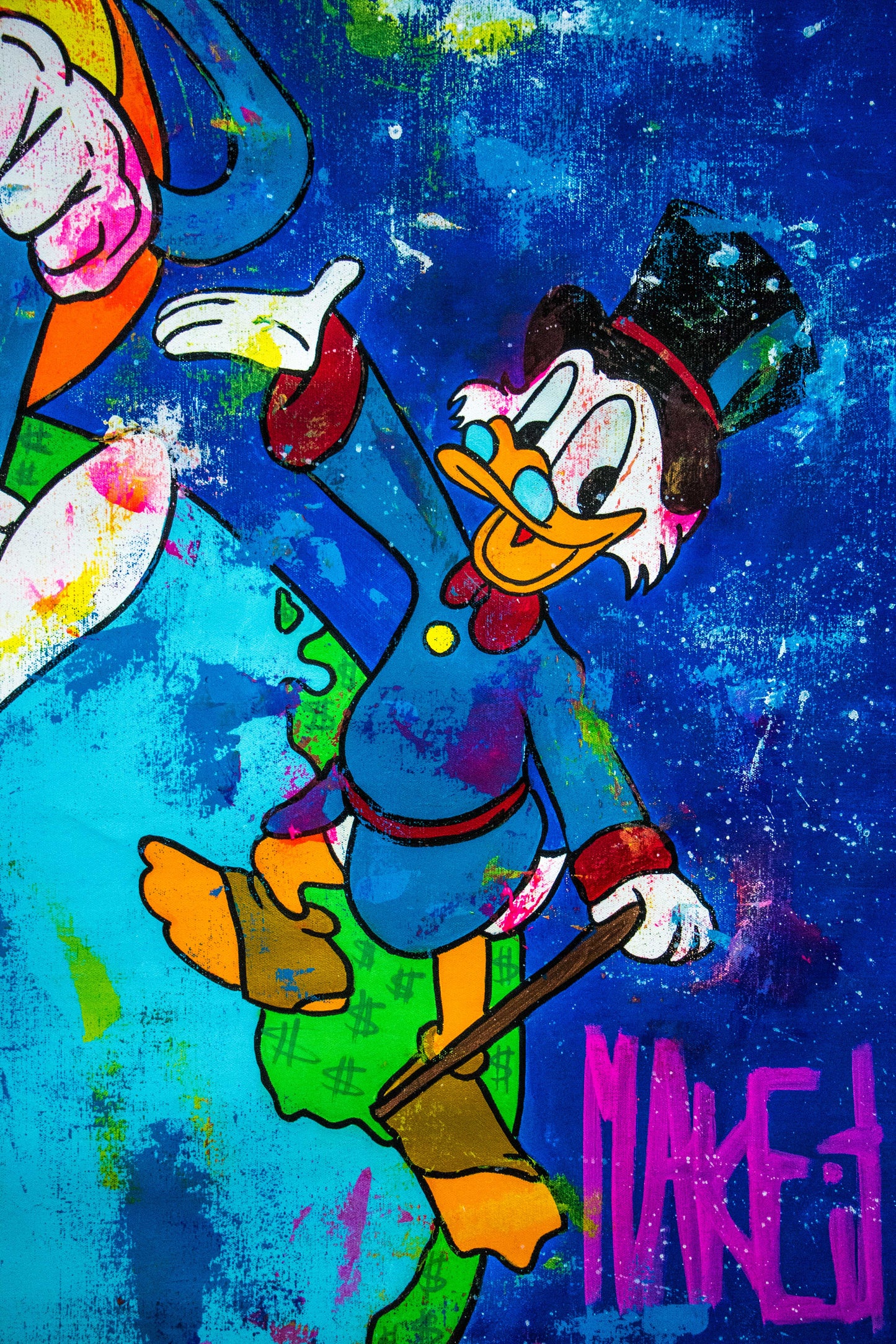 The New World ft. Bitcoin , Mickey , Scrooge , Bob Sponge, Doraemon